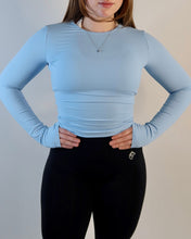 Load image into Gallery viewer, Baby Blue Compression Long sleeve
