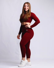 Load image into Gallery viewer, Ruby Red Elevate Leggings
