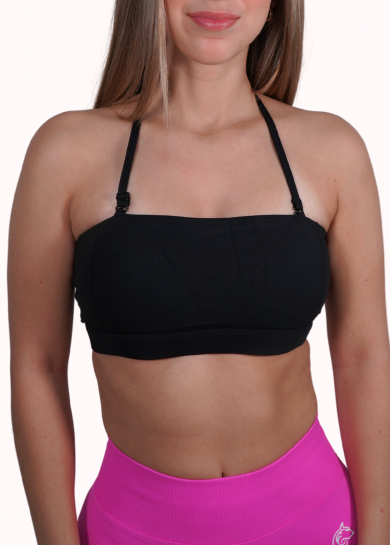 Multiway Bandeau Bra - Black