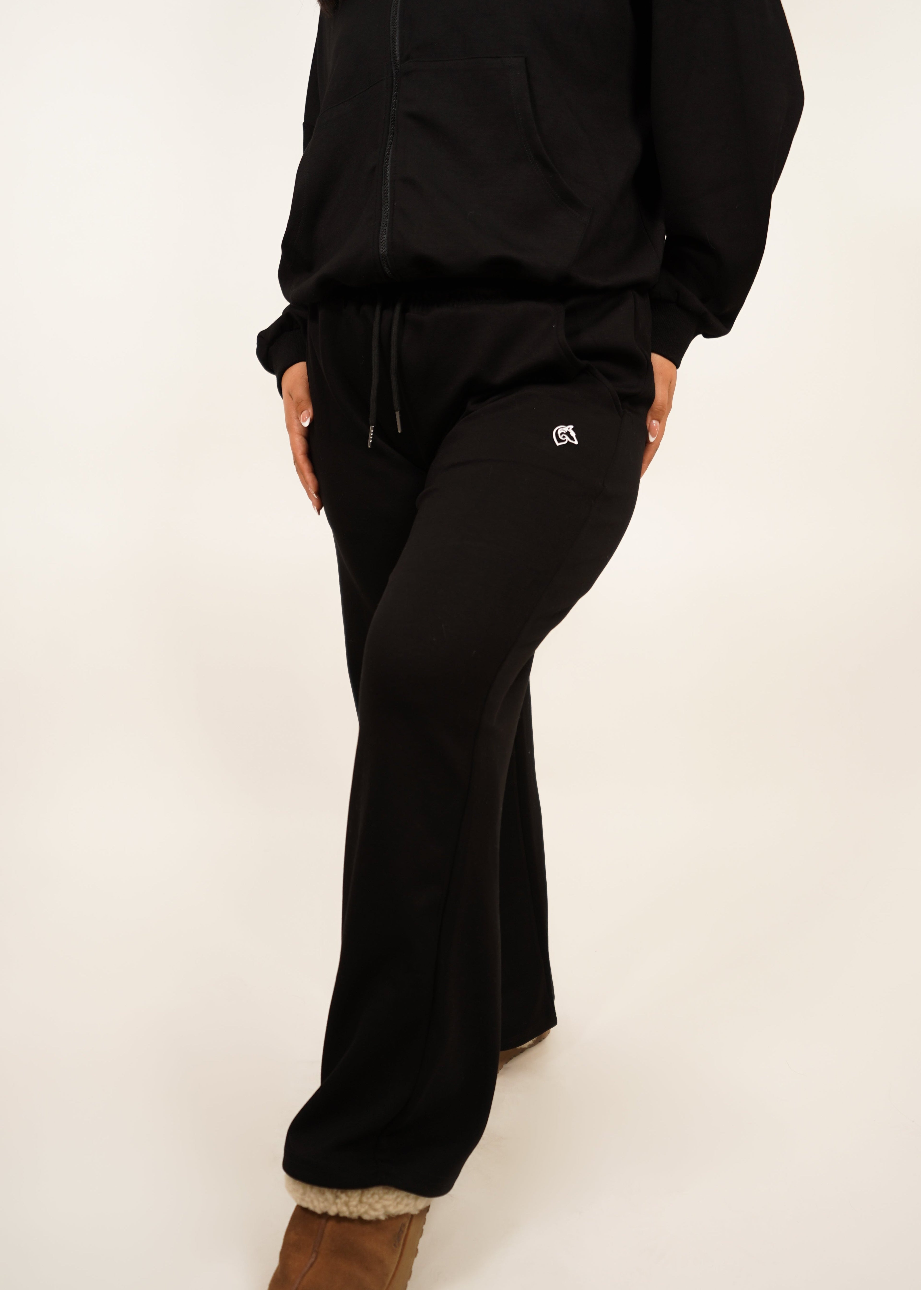 Zen Straight Leg Joggers - Black