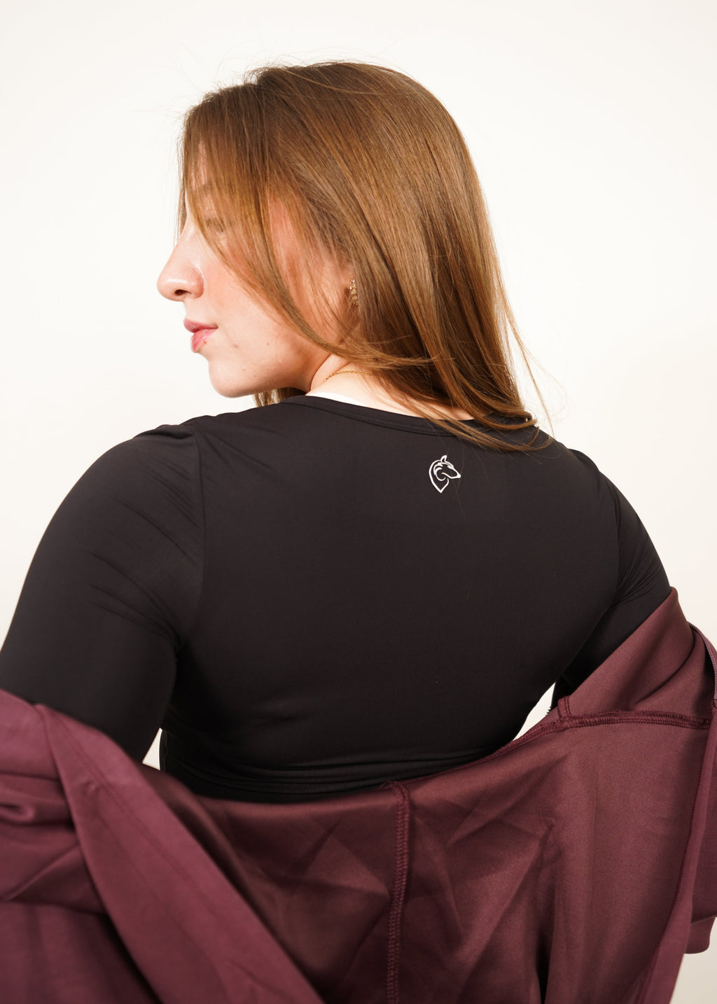 Zen V-Neck Long Sleeve - Black