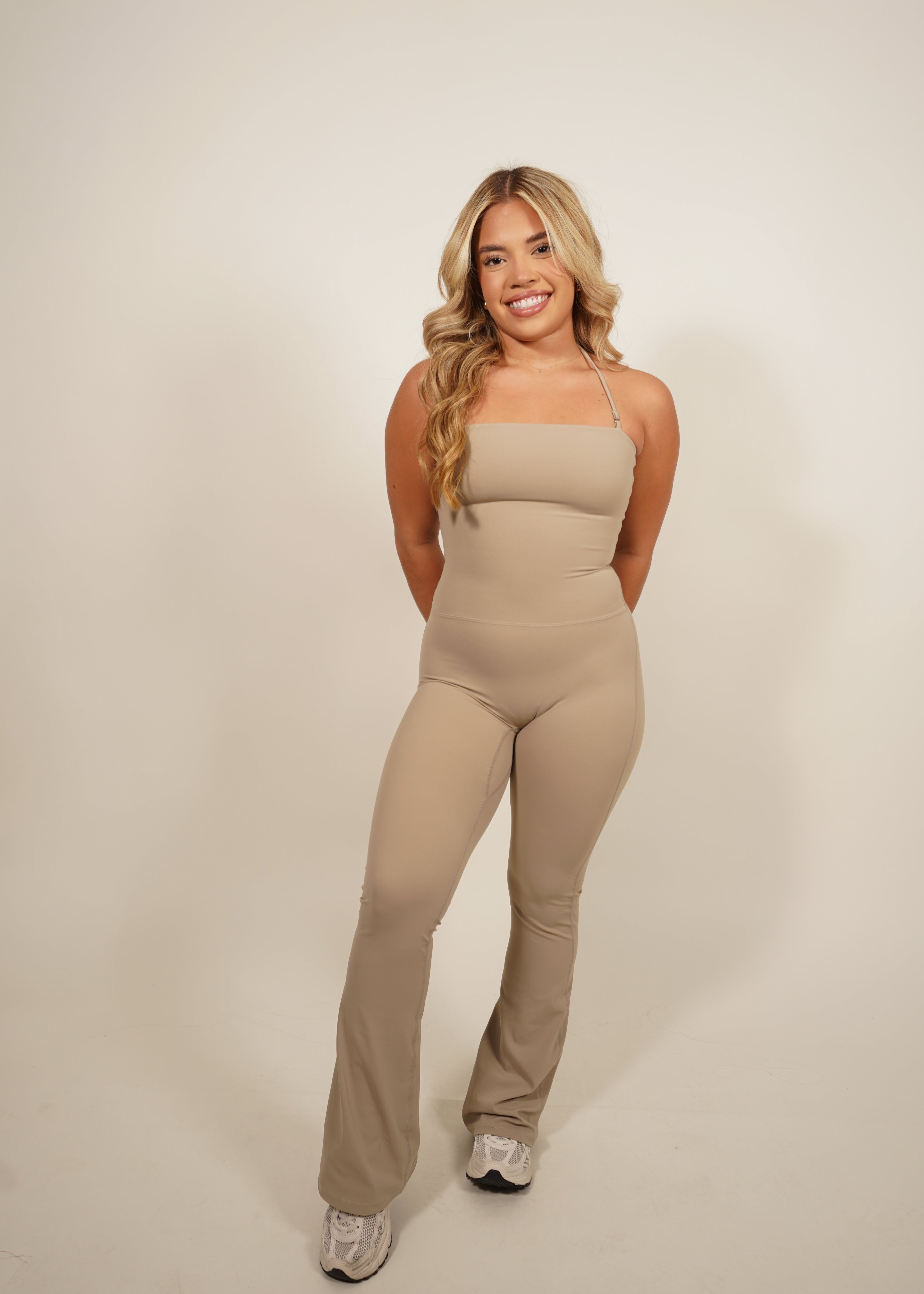 Haven Jumpsuit - Almond