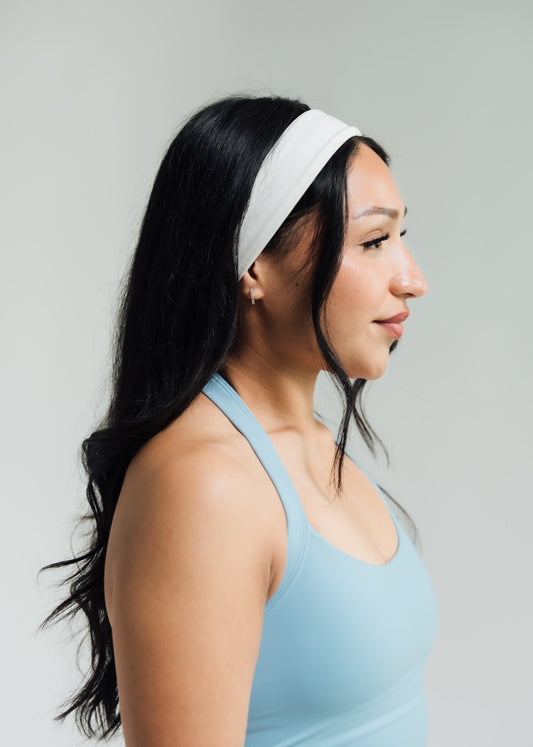 WHITE HEADBAND