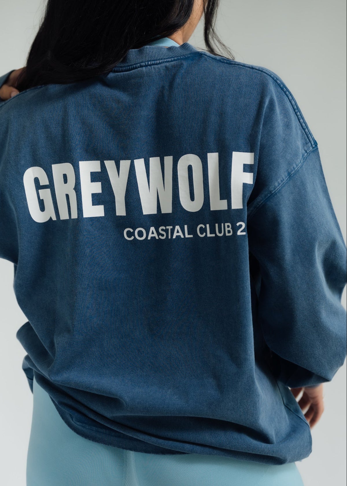 OVERSIZED LONG SLEEVE - BLUE